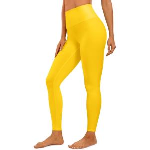 imageCRZ YOGA Butterluxe Yoga Leggings 28  High Waisted Womens Workout Lounge Pants Buttery SoftHigh Visibility Yellow