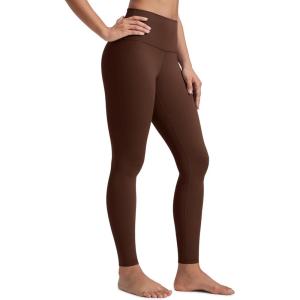 imageCRZ YOGA Butterluxe Yoga Leggings 28  High Waisted Womens Workout Lounge Pants Buttery SoftLava Brown
