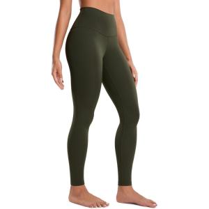 imageCRZ YOGA Butterluxe Yoga Leggings 28  High Waisted Womens Workout Lounge Pants Buttery SoftOlive Green