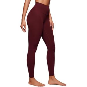 imageCRZ YOGA Butterluxe Yoga Leggings 28  High Waisted Womens Workout Lounge Pants Buttery SoftRed Merlot