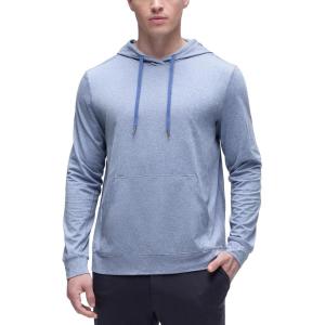 imageCRZ YOGA Cloud Jersey Pullover Hoodies for Men  Casual Workout Long Sleeve Basic Hooded Sweatshirts with PocketSlate Blue