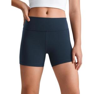 imageCRZ YOGA Girls Butterluxe High Waist Athletic Biker Shorts  Dance Yoga Casual Kids Teen SummerTwilight Blue