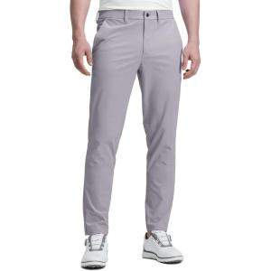 imageCRZ YOGA Mens All Day Comfy Golf Pants  28quot30quot32quot34quot36quot Quick Dry Lightweight Work Casual Trousers with PocketsDark Chrome