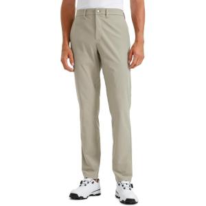 imageCRZ YOGA Mens All Day Comfy Golf Pants  28quot30quot32quot34quot36quot Quick Dry Lightweight Work Casual Trousers with PocketsKhali Barley