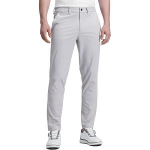 imageCRZ YOGA Mens All Day Comfy Golf Pants  28quot30quot32quot34quot36quot Quick Dry Lightweight Work Casual Trousers with PocketsPlatinum Grey