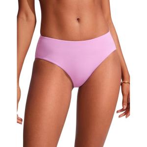 imageCRZ YOGA Mid Waisted Bikini Bottoms for Women  Full Coverage Bathing Suit Swimsuit Basic Swim BriefsVita Pink