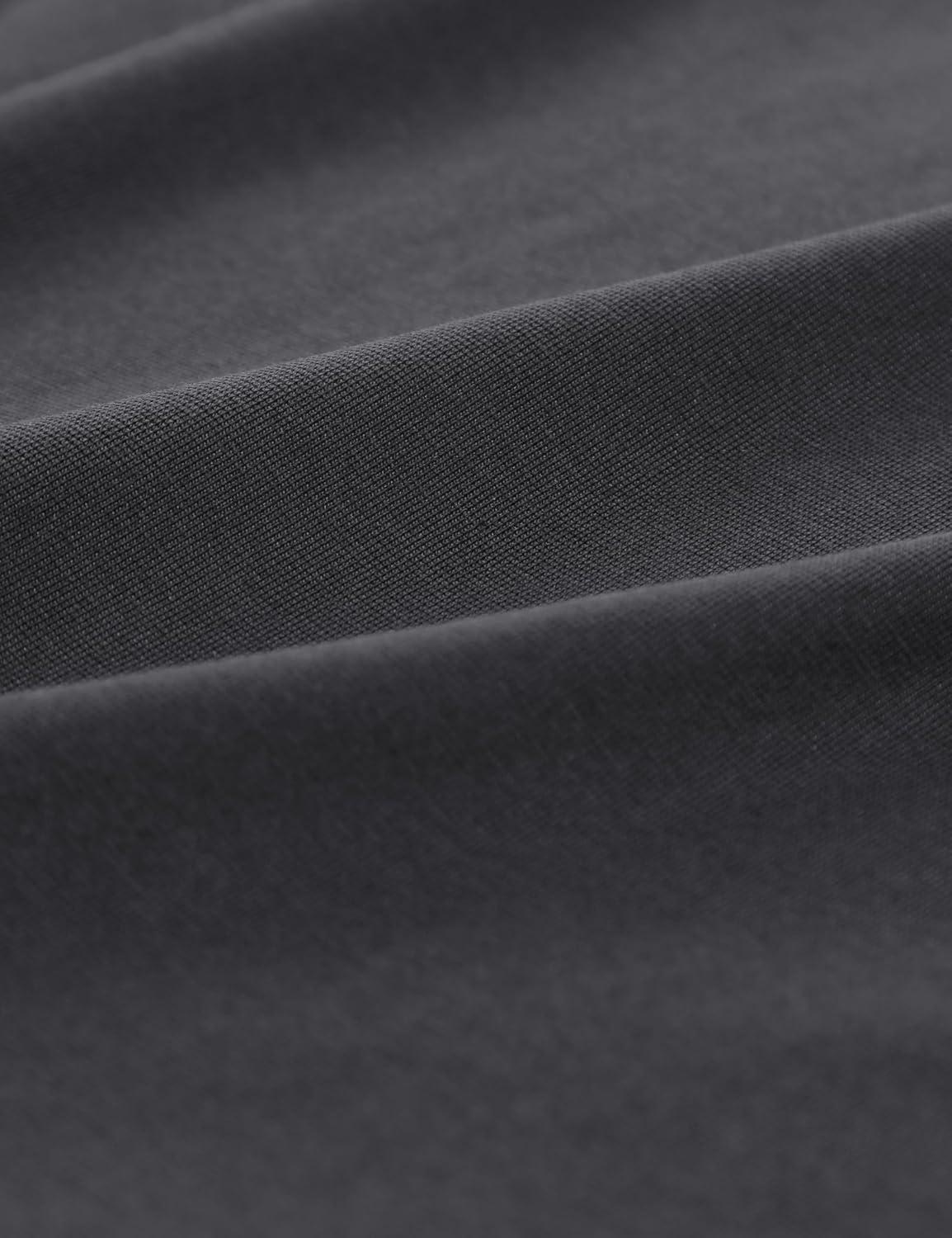 imageCRZ YOGA CottonBlend Athletic Shirts for Men  Short Sleeve Moisture Wicking Soft Workout Casual Tee Tops Basic TShirtMysterious Grey