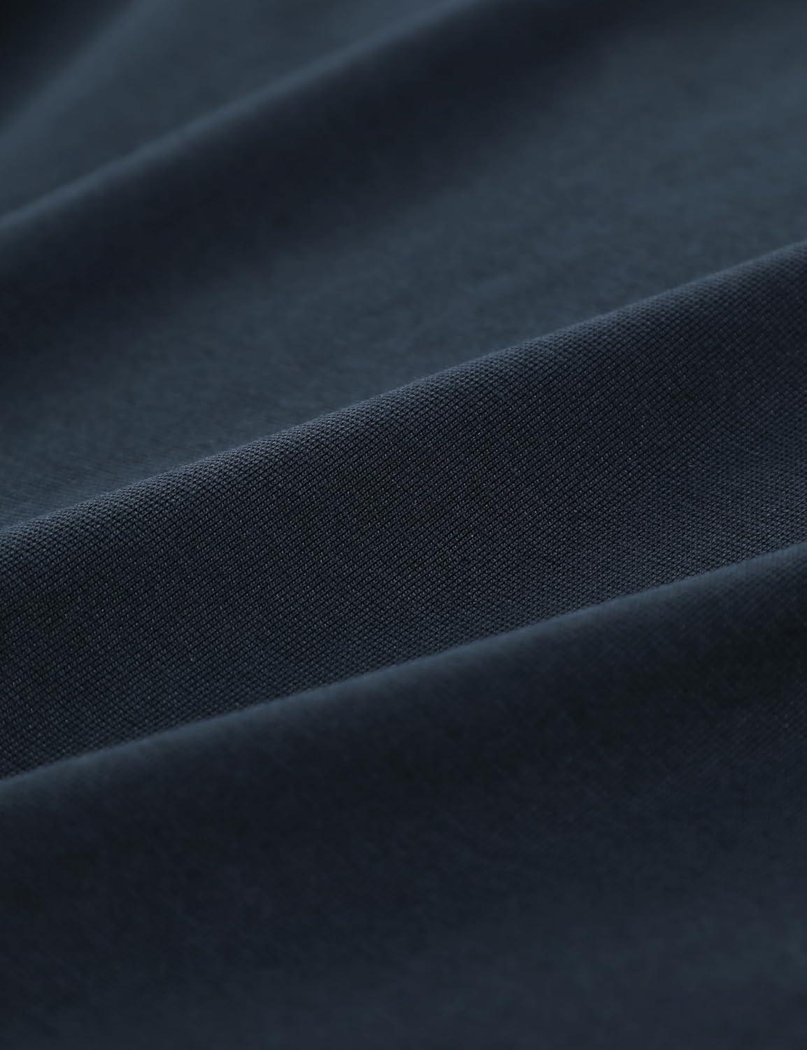 imageCRZ YOGA CottonBlend Athletic Shirts for Men  Short Sleeve Moisture Wicking Soft Workout Casual Tee Tops Basic TShirtTrue Navy