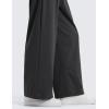 imageCRZ YOGA 4Way Stretch Wide Leg Work Pants for Women 29quot  Bussiness Casual Trousers with PocketsInk Gray