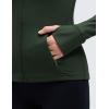 imageCRZ YOGA Butterluxe Hip Length Jackets for Women  Full Zip Athletic Track Tops with Thumb Holes PocketsLegend Green