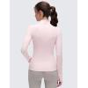 imageCRZ YOGA Butterluxe Hip Length Jackets for Women  Full Zip Athletic Track Tops with Thumb Holes PocketsStrawberry Pink