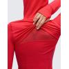 imageCRZ YOGA Butterluxe Hooded Athletic Jackets for Women  Full Zip Track Casual Tops with Thumb Holes PocketsAurora Red