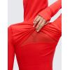 imageCRZ YOGA Butterluxe Hooded Athletic Jackets for Women  Full Zip Track Casual Tops with Thumb Holes PocketsDark Red