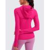 imageCRZ YOGA Butterluxe Hooded Athletic Jackets for Women  Full Zip Track Casual Tops with Thumb Holes PocketsGranita Pink