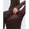 imageCRZ YOGA Butterluxe Hooded Athletic Jackets for Women  Full Zip Track Casual Tops with Thumb Holes PocketsHot Fudge Brown