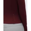 imageCRZ YOGA Butterluxe Waist Length Jackets for Women  Full Zip Athletic Track Tops with Thumb Holes PocketsRed Merlot