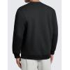 imageCRZ YOGA Cotton Fleece Lined Pullover Sweatshirts for Men  Crewneck Cozy Casual Athletic Daily Workout Sweat Shirt TopsBlack