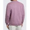 imageCRZ YOGA Cotton Fleece Lined Pullover Sweatshirts for Men  Crewneck Cozy Casual Athletic Daily Workout Sweat Shirt TopsLight Lavender