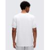 imageCRZ YOGA CottonBlend Athletic Shirts for Men  Short Sleeve Moisture Wicking Soft Workout Casual Tee Tops Basic TShirtWhite
