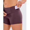 imageCRZ YOGA Naked Feeling Biker Shorts 4  High Waist Yoga Workout Running Gym Spandex WomensArctic Plum