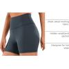 imageCRZ YOGA Naked Feeling Biker Shorts 4  High Waist Yoga Workout Running Gym Spandex WomensMelanite