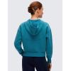 imageCRZ YOGA SoftAura Full Zip Hoodies for Women  Workout Casual Zipper Hooded Sweat Shirts with PocketsHawaiian Blue