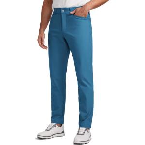 imageCRZ YOGA All Day Comfy 5Pocket Golf Pants for Men  28quot30quot32quot34quot Quick Dry Lightweight Casual Work Stretch TrousersIron Blue