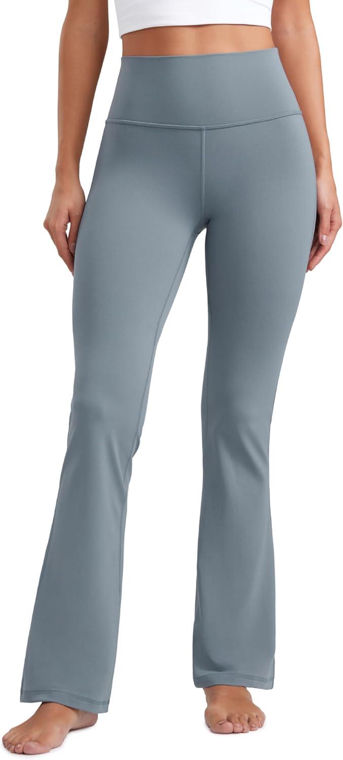 imageCRZ YOGA Butterluxe Flare Leggings 29quot305quot32quot335quot  High Waist Bootcut Wide Leg Lounge Womens Yoga Pants with PocketBelgian Blue