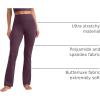 imageCRZ YOGA Butterluxe Flare Leggings 29quot305quot32quot335quot  High Waist Bootcut Wide Leg Lounge Womens Yoga Pants with PocketGrape Thistle Purple