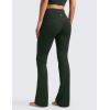 imageCRZ YOGA Butterluxe Flare Leggings 29quot305quot32quot335quot  High Waist Bootcut Wide Leg Lounge Womens Yoga Pants with PocketLegend Green