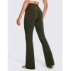 imageCRZ YOGA Butterluxe Flare Leggings 29quot305quot32quot335quot  High Waist Bootcut Wide Leg Lounge Womens Yoga Pants with PocketOlive Green