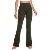 imageCRZ YOGA Butterluxe Flare Leggings 29quot305quot32quot335quot  High Waist Bootcut Wide Leg Lounge Womens Yoga Pants with PocketOlive Green