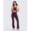 imageCRZ YOGA Butterluxe Flare Leggings 29quot305quot32quot335quot  High Waist Bootcut Wide Leg Lounge Womens Yoga Pants with PocketRipe Plum