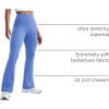 imageCRZ YOGA Butterluxe Flare Leggings 29quot305quot32quot335quot  High Waist Bootcut Wide Leg Lounge Womens Yoga Pants with PocketWild Indigo