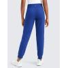 imageCRZ YOGA Girls Butterlift Athletic Joggers  Active Running Casual Lounge High Waist Pants with Pockets Kid TeenWaves Blue
