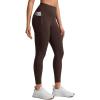 imageCRZ YOGA Butterlift Workout Leggings Pockets 25quot  High Waist Pilates Athletic Gym Womens Yoga Pants Buttery SoftHot Fudge Brown