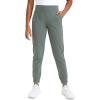 imageCRZ YOGA Girls Butterlift Athletic Joggers  Active Running Casual Lounge High Waist Pants with Pockets Kid TeenGrey Sage