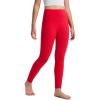 imageCRZ YOGA Girls Butterlift Full Length No Front Seam Yoga Leggings  Athletic Sports Casual Pants Tights Kids TeenAurora Red