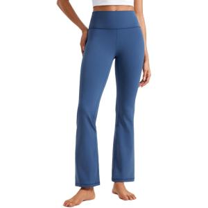 imageCRZ YOGA Butterluxe Flare Leggings 29quot305quot32quot335quot  High Waist Bootcut Wide Leg Lounge Womens Yoga Pants with PocketPitch Blue