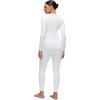 imageCRZ YOGA Softembrace Fleece Lined Thermal Underwear Set for Women  Soft Casual Base Layer Long Johns Warm Pajamas Top BottomWhite