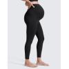 imageCRZ YOGA Womens Butterluxe Maternity Leggings with Pockets 25quot  Soft Workout Active Yoga Pregnancy Pants Over The BellyBlack