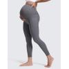 imageCRZ YOGA Womens Butterluxe Maternity Leggings with Pockets 25quot  Soft Workout Active Yoga Pregnancy Pants Over The BellyDark Carbon