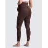 imageCRZ YOGA Womens Butterluxe Maternity Leggings with Pockets 25quot  Soft Workout Active Yoga Pregnancy Pants Over The BellyHot Fudge Brown