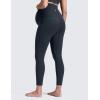 imageCRZ YOGA Womens Butterluxe Maternity Leggings with Pockets 25quot  Soft Workout Active Yoga Pregnancy Pants Over The BellyTrue Navy