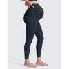imageCRZ YOGA Womens Butterluxe Maternity Leggings with Pockets 25quot  Soft Workout Active Yoga Pregnancy Pants Over The BellyTrue Navy