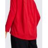imageCRZ YOGA Pima Cotton Boat Neck Long Sleeve Shirts for Women  Workout Athletic Yoga Casual Tops Loose Fit Fall TShirtsFestival Red