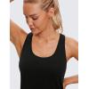 imagePima Cotton HipLength Tank RacerbackBlack