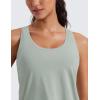 imagePima Cotton HipLength Tank RacerbackJade Grey