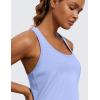 imagePima Cotton HipLength Tank RacerbackPeriwinkle Purple