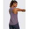 imagePima Cotton HipLength Tank RacerbackPurple Gray